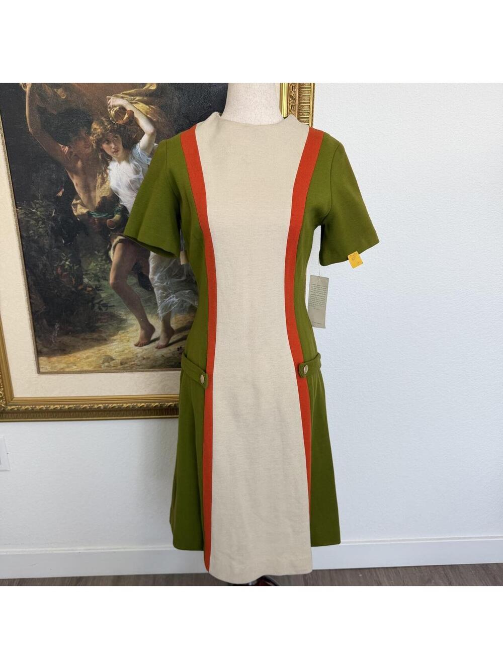 Vintage 1960s Deadstock Toni Todd Retro Dress READ DESCRIPTION